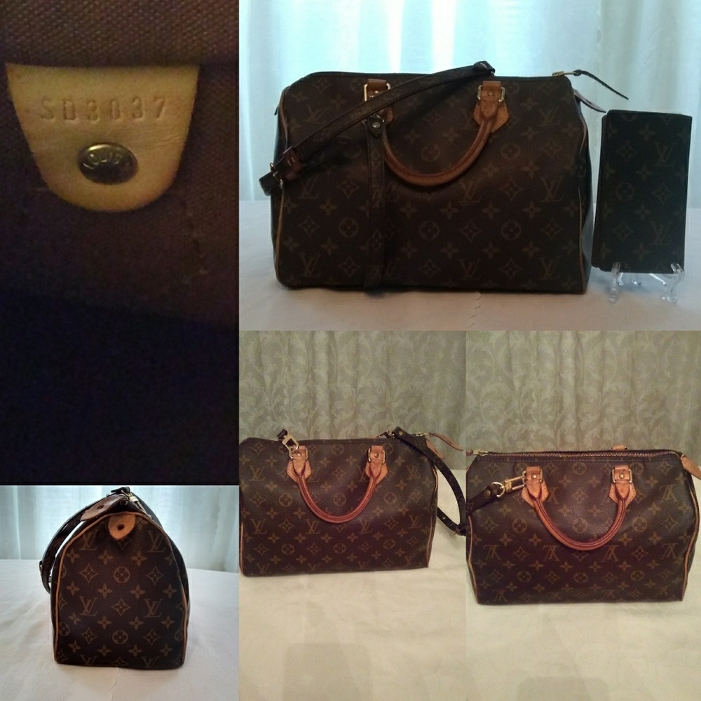 Louis Vuitton Speedy 30 & Ckbk Wallet